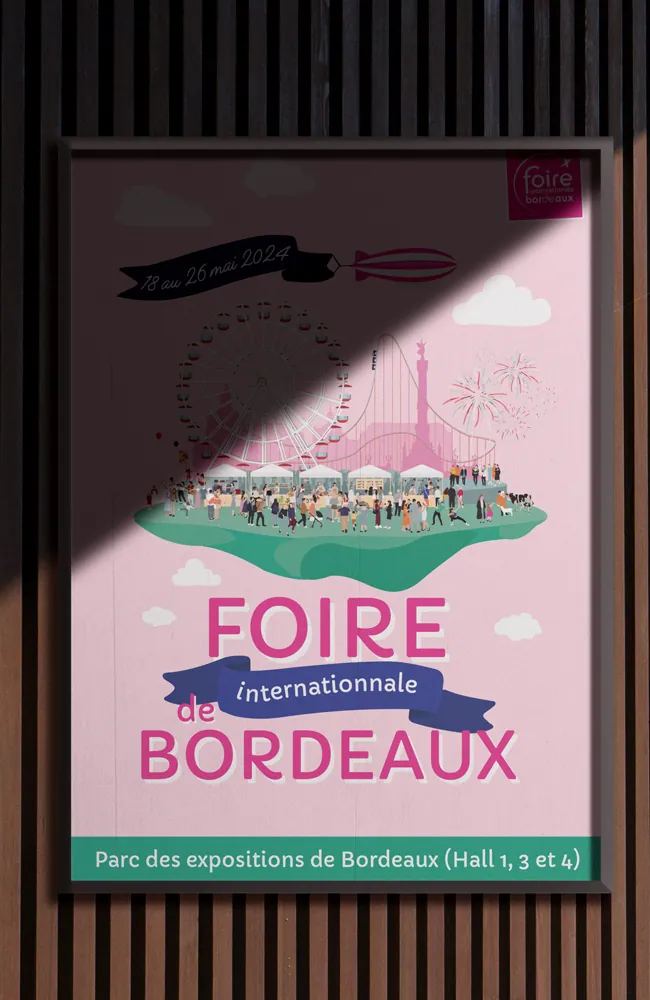 Création d'une affiche pour Bordeaux