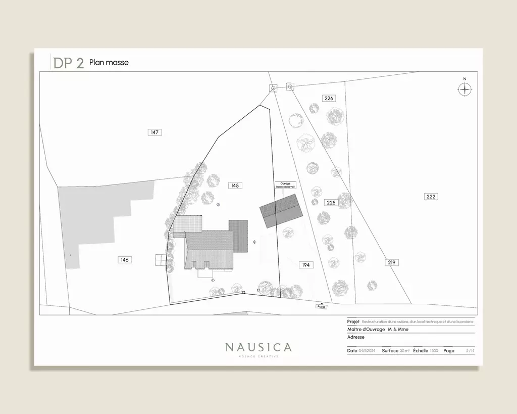 plan masse déclaration préalable